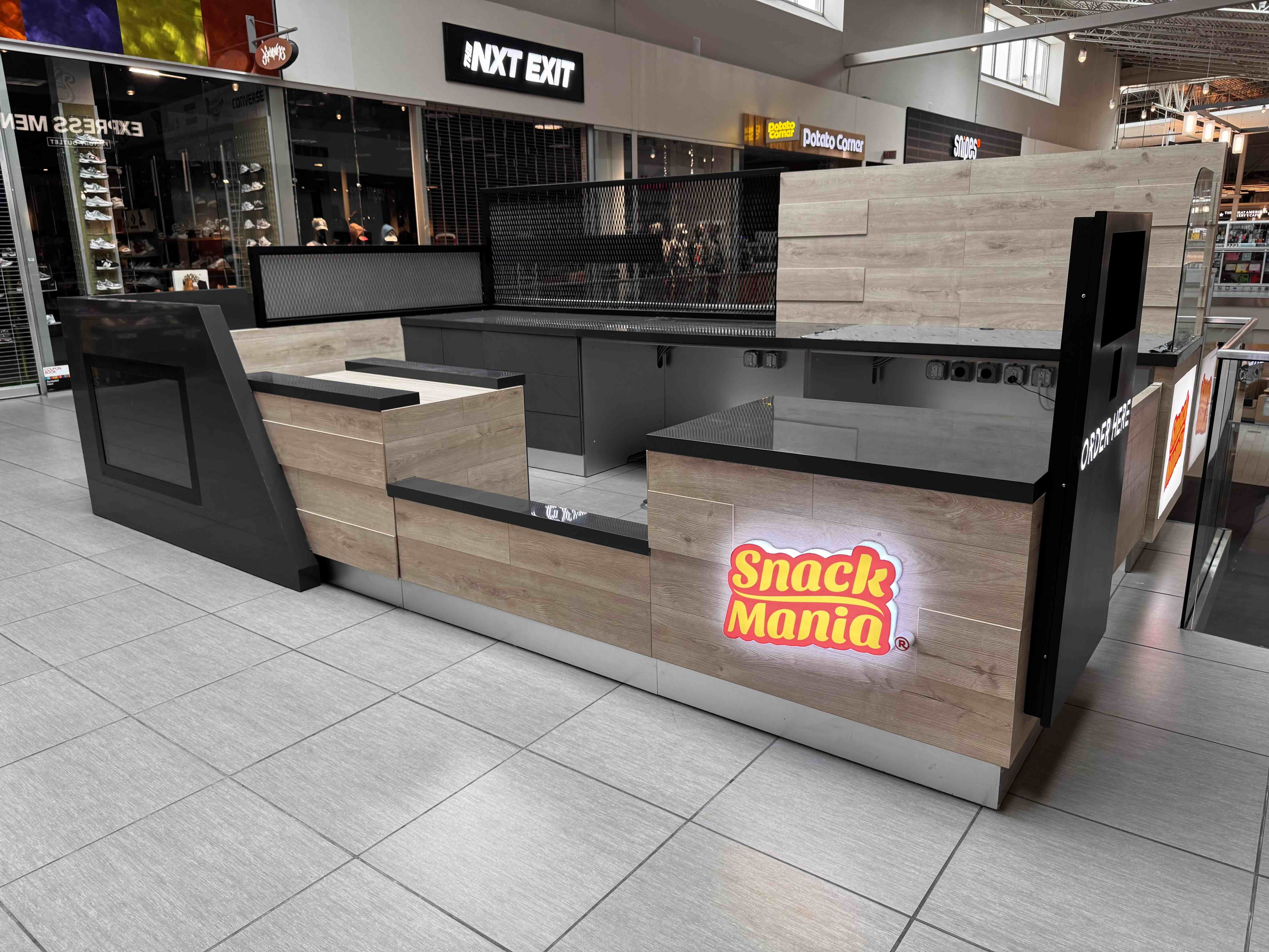 Snack Mania Brazilian Delights kiosk